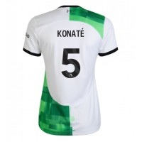 Camisa de time de futebol Liverpool Ibrahima Konate #5 Replicas 2º Equipamento Feminina 2023-24 Manga Curta